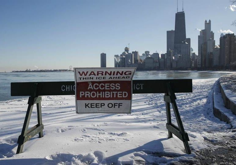 estados unidos, bajas temperaturas, frente frio