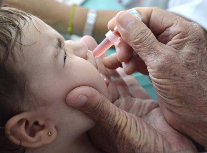 cuba, vacunacion antipoliomielitica