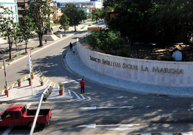 sancti spiritus, mural de la patria, servicios comunales, cimex s.a, la esquina