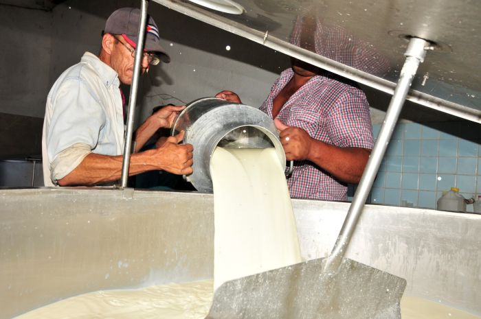 sancti spiritus, leche, acopio de leche, empresa de productos lacteos rio zaza