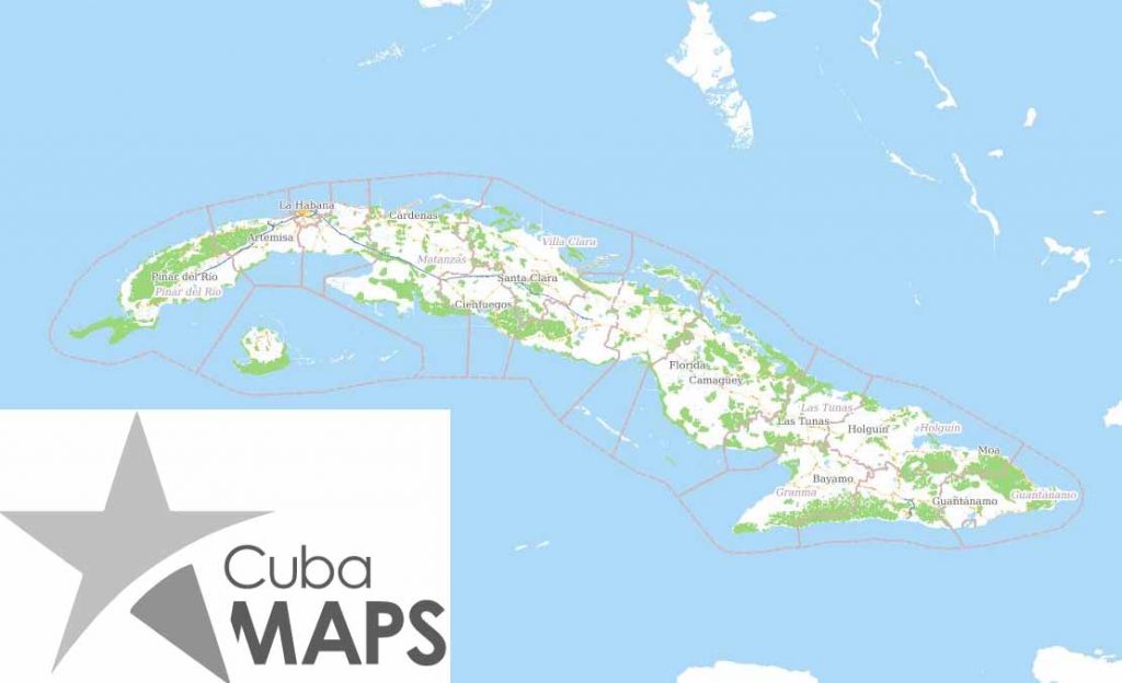 turismo, Feria, mapa, Cuba