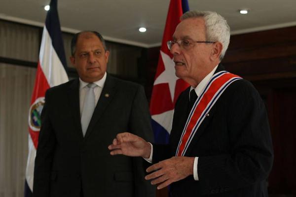 cuba, costa rica, eusebio leal, luis guillermo solis