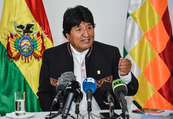 Bolivian President Evo Morales.