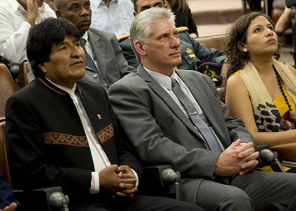 Cuba, Bolivia Evo Morales, Miguel Díaz Canel