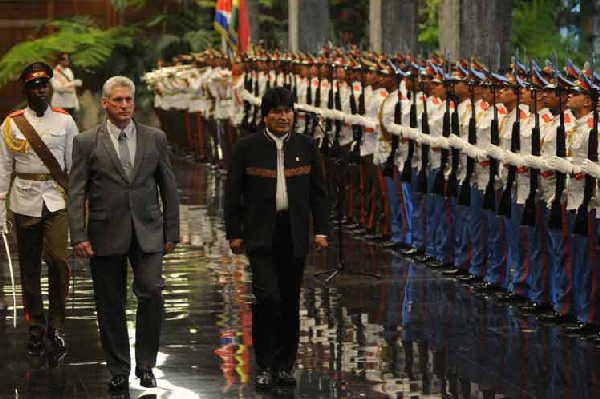 cuba, bolivia, evo morales, miguel diaz-canel bermudez