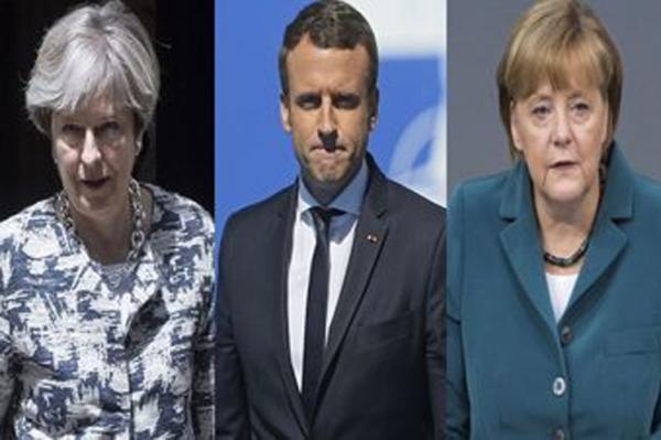 ue, Jcpoa, Merkel, Macron