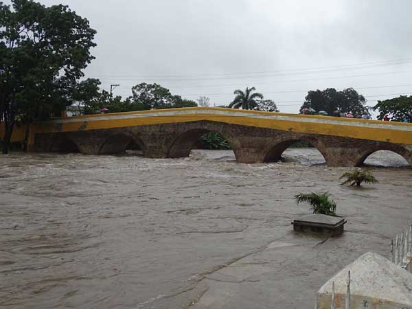 lluvias intensas, clima, inundaciones, Sancti Spíritus, río Yayabo