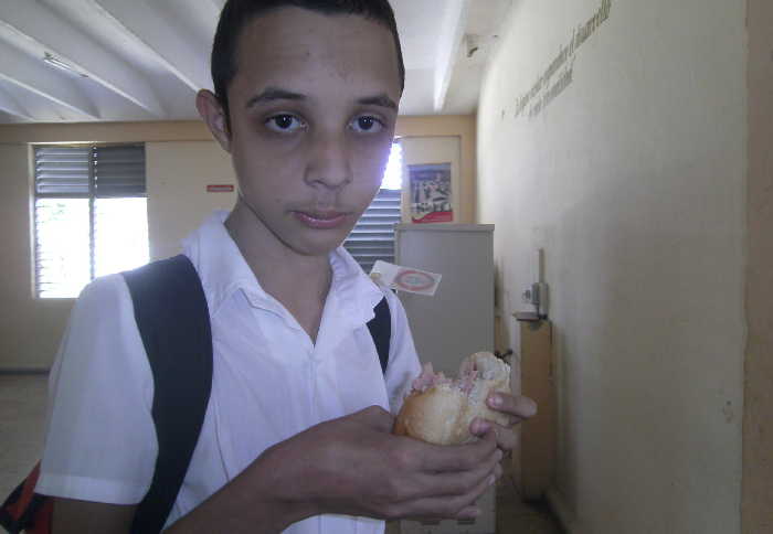 sancti spiritus, merienda escolar, enseñanza secundaria basica, educacion