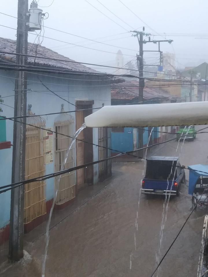 lluvias intensas, clima, inundaciones, Sancti Spíritus