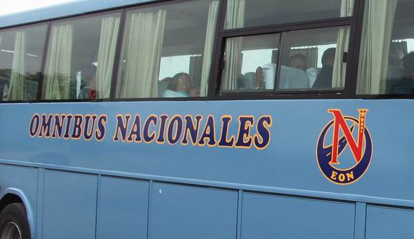 Óminibus Nacionales, transportación, pasajeros, Cuba