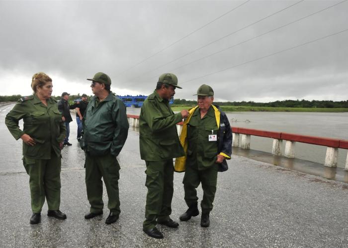 sancti spiritus, intensas lluvias en sancti spiritus, presa zaza, recursos hidraulicos, ramon pardo guerra, defensa civil