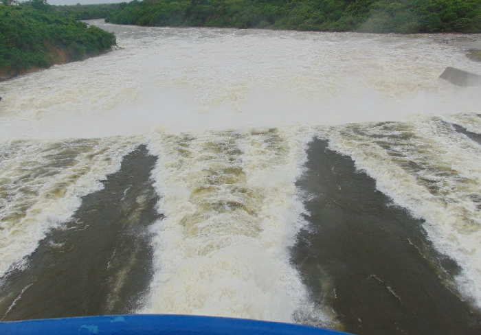 sancti spiritus, presa zaza, intensas lluvias, recursos hidraulicos