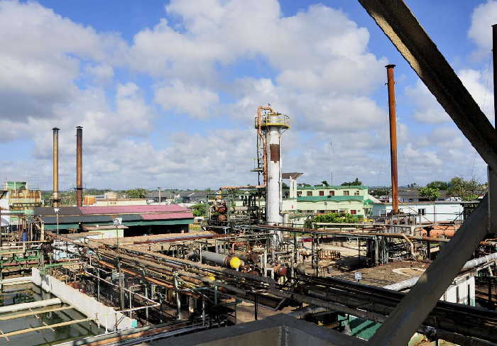 sancti spiritus, refineria sergio soto, cabaiguan, liquido asfaltico, gas