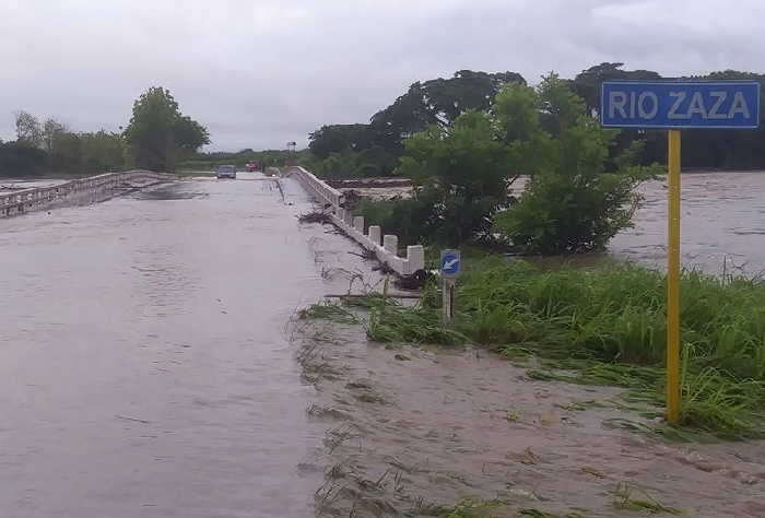 sancti spiritus, presa zaza, intensas lluvias en sancti spiritus, embalses espirituanos, recursos hidraulicos