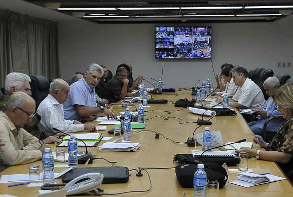 Díaz-Canel, intensas lluvias, recuepración, Cuba