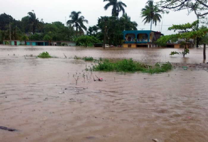trinidad, intensas lluvias en sancti spiritus, rio agabama, central fnta