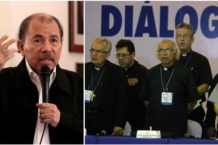 Nicaparagua, Daniel Ortega, obispos, diálogo