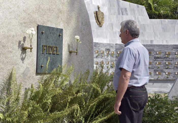 santiago de cuba, cementerio santa ifigenia, #fidelporsiempre, miguel diaz-canel bermudez, jose marti