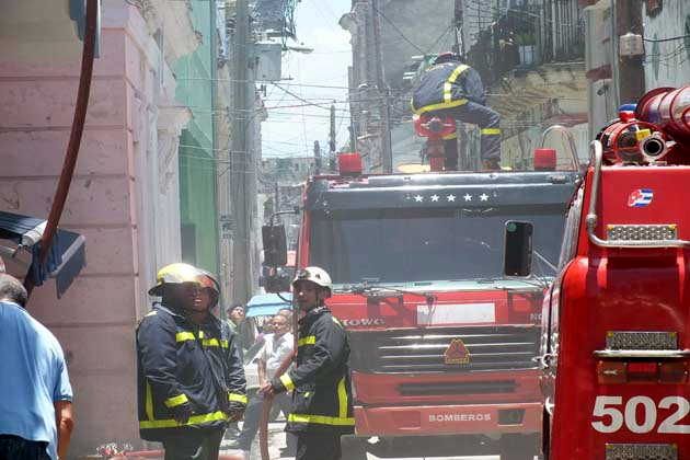 sancti spiritus, incendio, etecsa, telefonia movil, telefonia celular