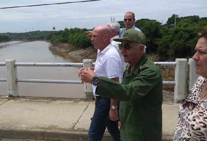 sancti spiritus, intensas lluvias en sancti spiritus, embalses espirituanos, joaquin quintas sola, presa zaza, rio zaza