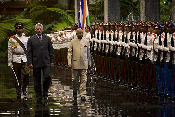 cuba, india, miguel diaz-canel, presidente de india, la india