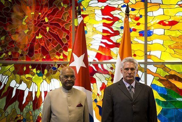 cuba, india, miguel diaz-canel, presidente de india, la india