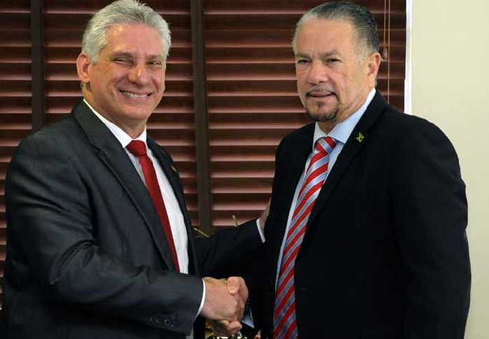 cuba, jamaica, caricom, caricom-cuba, miguel diaz-canel, presidente de cuba