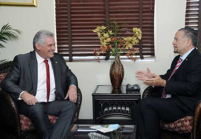 cuba, jamaica, caricom, caricom-cuba, miguel diaz-canel, presidente de cuba