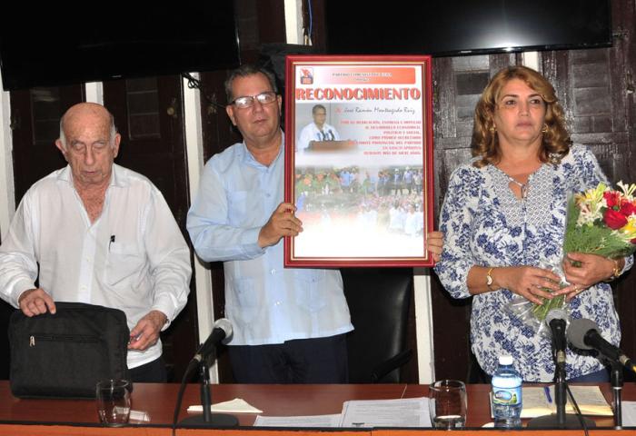 sancti spiritus, partido comunista de cuba, jose ramon machado ventura, deivy perez martin