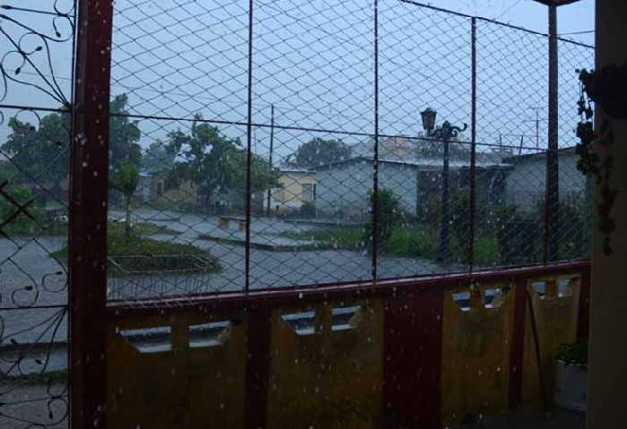 sancti spiritus, caida de granizo, tormenta local severa