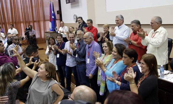 cuba, x congreso de la upec, miguel diaz-canel, upec, periodistas