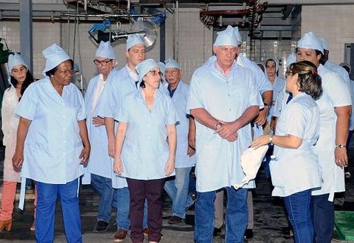 cuba, la habana, miguel diaz-canel, presidente de cuba, antillana de acero, instituto de investigaciones para la industria alimentaria