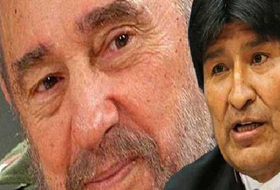 cuba, fidel castro, evo morales, #fidelporsiempre