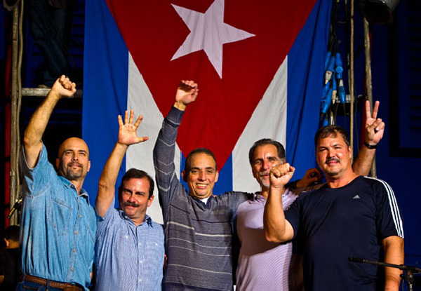 cuba, los cinco, fidel castro, antiterroristas cubanos, heroes cubanos