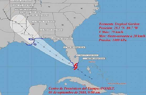 cuba, lluvias, tormanta tropical, instituto de meteorologia