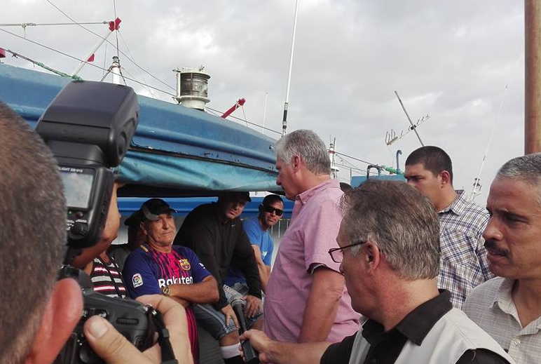 cuba, mayabeque, huracan, lluvias, miguel diaz-canel