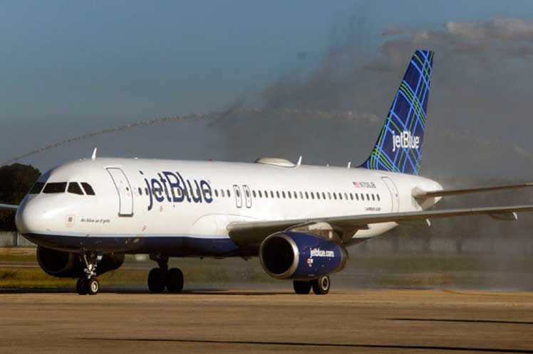 Cuba, EE.UU. Jeblue, aviación