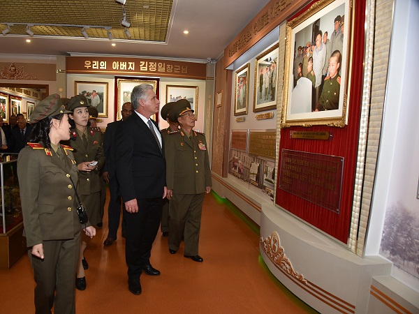 cuba, presidente de cuba en la republica popular democratica de corea, corea del norte