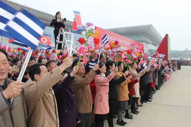 cuba, presidente de cuba en la republica popular democratica de corea, corea del norte