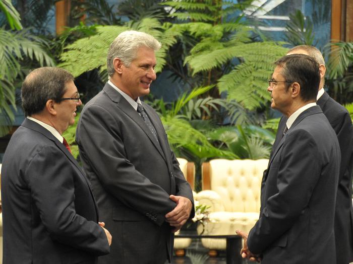 cuba, embajadores, cartas credenciales, miguel diaz-canel, presidente de cuba