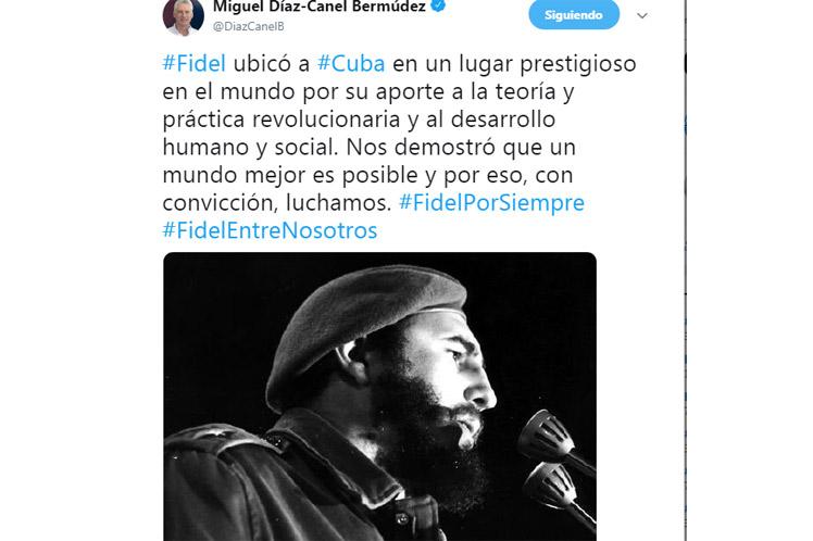 cuba, fidel castro, #fidelporsiempre, miguel diaz-canel, presidente de cuba, homenaje a fidel