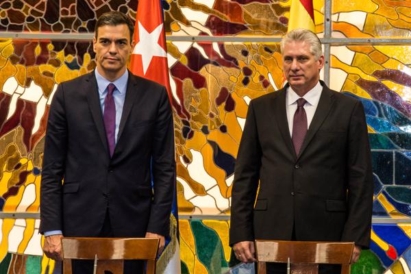 cuba, españa, gobierno de españa, miguel diaz-canel, pedro sanchez, presidente de cuba