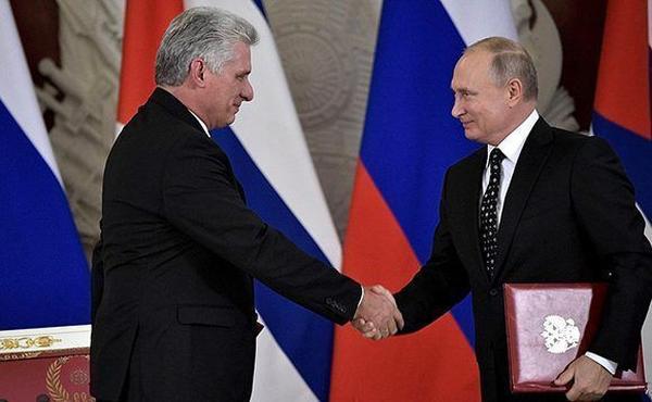 Cuba, Rusia, presidente de cuba en Rusia, Vladimir putin, miguel diaz-canel