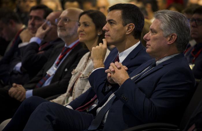 cuba, españa, gobierno español, pedro sanchez, miguel diaz.canel, presidente de cuba