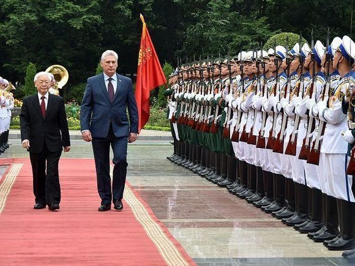 cuba, vietnam, presidente de cuba en vietnam, miguel diaz-canel