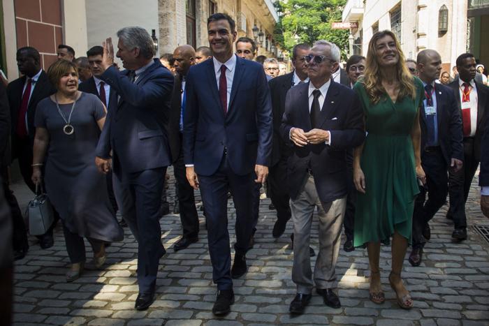 cuba, españa, gobierno español, pedro sanchez, miguel diaz.canel, presidente de cuba