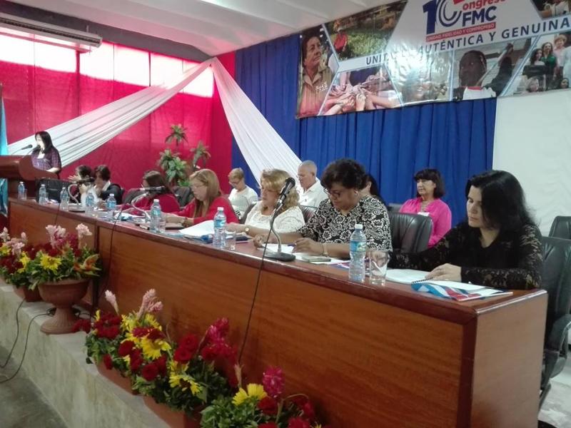 sancti spiritus, X congreso de la FMC, federacion de mujeres cubanas