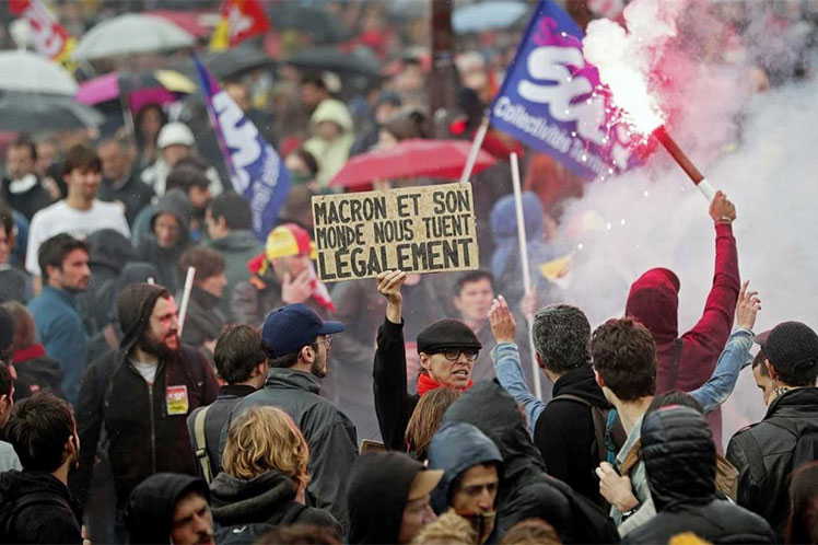 francia, huelga