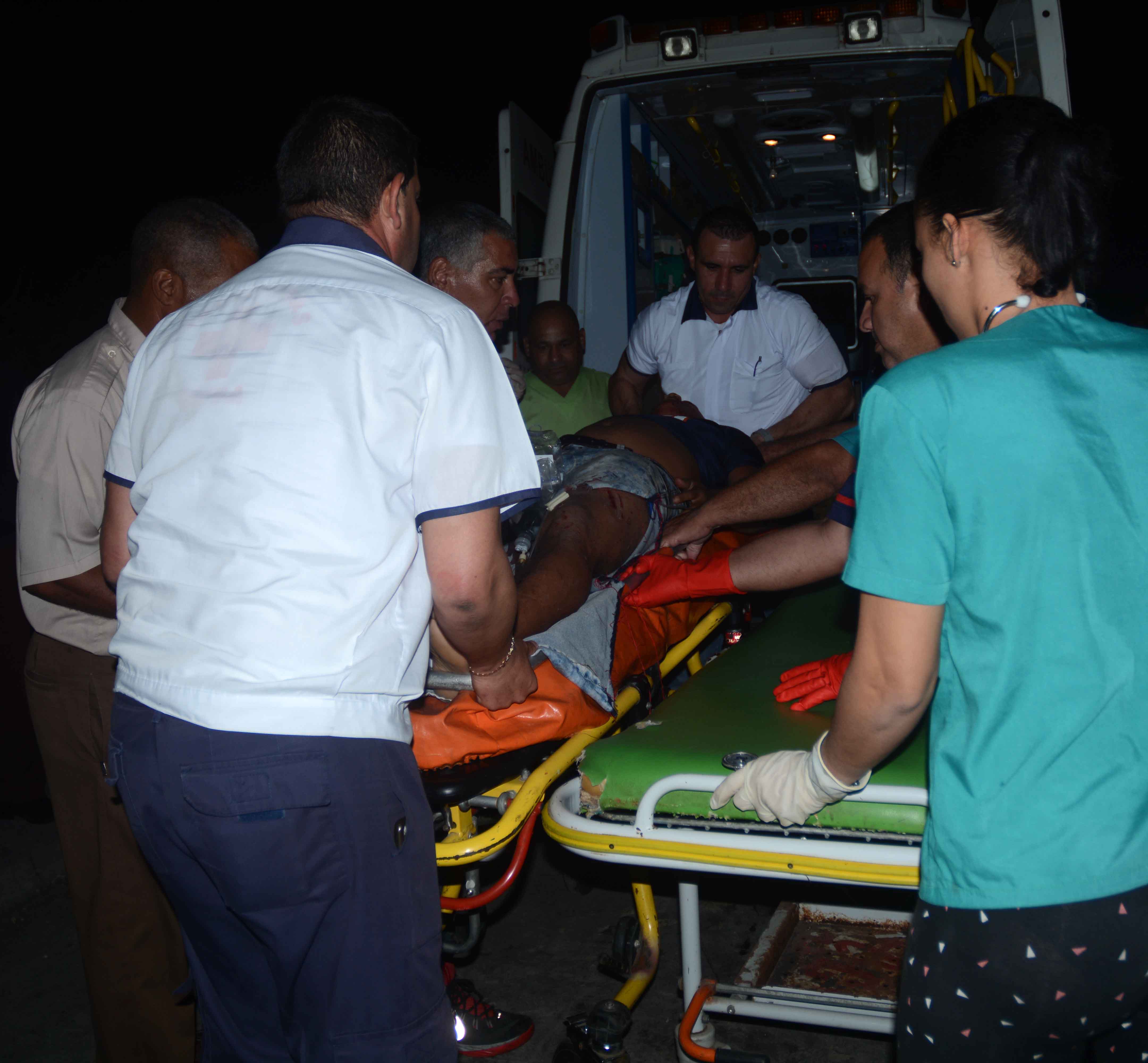 accidente masivo, Jatibonico, Hospital Provincial