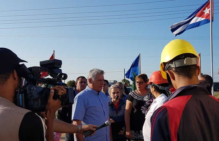 sancti Spíritus, presidente de cuba en sancti spiritus, miguel diaz-canel bermudez, la sierpe